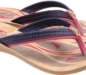 WALKAROO GL8551 Womens Regular Wear Sandals for Indoor & Outdoor - Blue Pink
