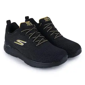 Skechers Men's GO Run 400 (894167ID-BKGD_6) Black/Gold