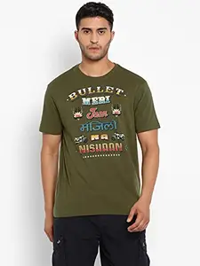Royal Enfield Bullet Meri Jaan T-Shirt Olive L