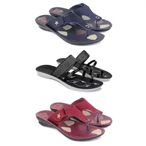 Women's Sandals | Lightweight Wear| Stylish & Easy to Wear For Women'S PCV-SAN-(3-COMBO)-1973-1946-1974-8