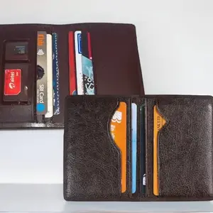 Poland Black & Brown Credit Card case for Men and Women. Pack 0f 2