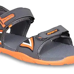 Sparx mens SS 473 | Latest, Daily Use, Stylish Floaters | Orange Sport Sandal - 6 UK (SS 473)