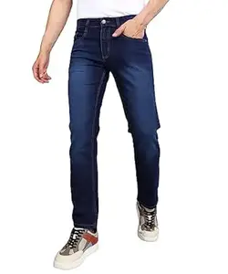 Urbano Fashion Men's Regular Fit Washed Jeans Stretchable