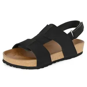 Centrino Men’s Berkin-Style Slip-On Sandals | Open Toe Design | Soft PU Footbed | Lightweight & Comfortable | Arch Support | On-Grip Sole | Casual Outdoor Wear (9210)