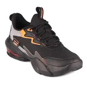 FURO Sports Blk/Gray Men Sports Shoes Lace Up Running R1046 104_8