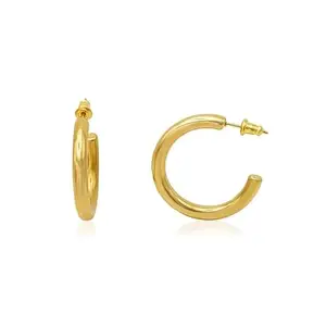 THEAco Chunky gold small earring