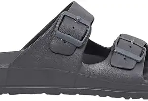 Max Men's SMUMFPMF03 Charcoal Slide Sandal-7 Kids UK (SMUMFPMF03CHARCOAL)