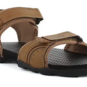 Sparx Men SS-708 Camel Brown Floater Sandals