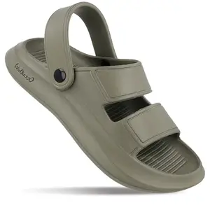 WALKAROO Clogs for Boys|Comfortable and Lightweight|Casual|Every Day Wear|WC4829 Olive