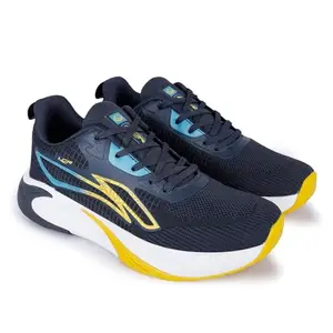 Lancer Mens ADVENTURE-3DGR-LIME Dark Grey Running Shoe, 8