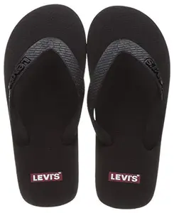Levi's Mens Dixon 2.0 Brilliant Black Slippers - 4 UK (37544-0014)