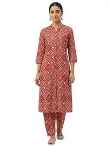 Women Cotton Printed Kurta Pant Set | Ethnic Indian Kurti with Pants | Comfortable Kurta Set for Women | Stylish Casual Traditional Outfit | Office Wear Ethnic Kurti Set