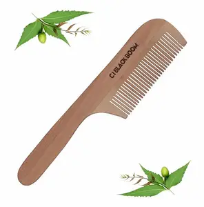 C I Black Boom Organic Green Neem Wood Comb. Model C03 Crafted from premium organic neem wood, men and women