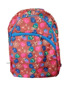 MANI TRADERS Waterproof Polyster Printed 25 LTR Bag Backpack for School, College, Laptop