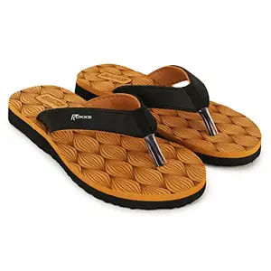 Shri Balaji Enterprises Woman's Fashion Super Soft Rubberized Comfortable & Flexible Slipper Flat Sandals Stylish Flip Flops-5 Brown
