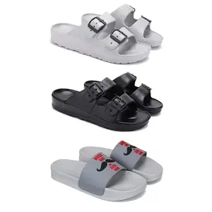 Men?s Casual Slip-On Sandals ? Designs & Stylish Open-ToePCV-SAN-(3-COMBO)-3114-3115-1590-9