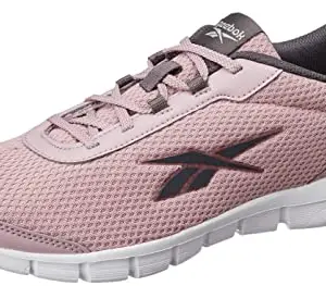 REEBOK Women Synthetic/Textile LUX Runner W Running Shoes Infused Lilac/ASH Grey UK-7