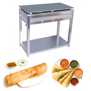 SWADESI KRAFTS Dosa Bhatti Stainless Steel Body With Plate Size 24