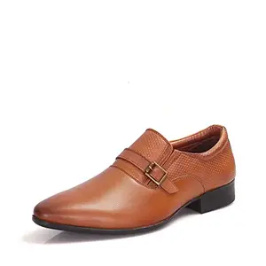 Burwood Men BWD 194 Tan Leather Formal Shoes-6 UK (40 EU) (BW 196)