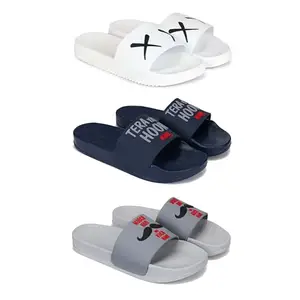 DRACKFOOT Men's Sandals | Lightweight Wear| Stylish & Easy to Wear For Men'S GR-San-(3-COMBO)-3029-1588-1590-7