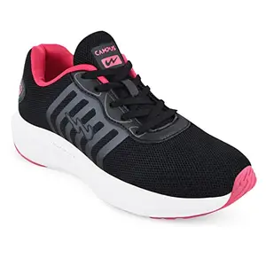 Campus Women's Camp-NAAZ BLK/Rani Running Shoes - 6UK/India 22L-868