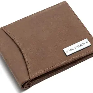 WildHorn Rfid Protected Leather Wallet For Men, Brown