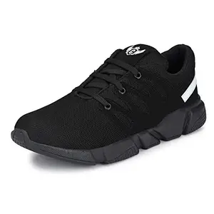 Chadstone Men Black Running Shoes-8 UK (42 EU) (CH 305)