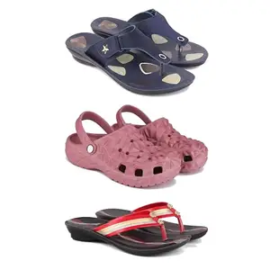 Women's Comfortable Sandal,Casual Lightweight Sandal for Everyday Wear | (COMBO-3)-1973-O24-1958-8-EURO-39