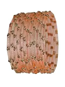 Ranika Traditional Glass Bangles Set for Women & Girls | Designer Stone Studded Bangles | Bangles for Daily & Festive Use