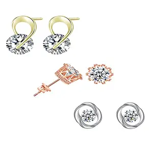 STYLISH TEENS DC jewels Beautiful Stud Earring Combo Set for Women