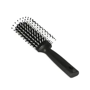 Nfilla Brush Volumizing Round Brush for Fine to Medium Hair - Salon Blow-Out, Less Pain & Breakage, Lightweight Boar Bristle Detangles & Removes Knots
