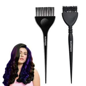 Majestique Long Tail Hair Dye Color Brush Hair Dye Brush, Colouring Applicator Brush, Hair Dye Coloring Brush (Pack of 2)