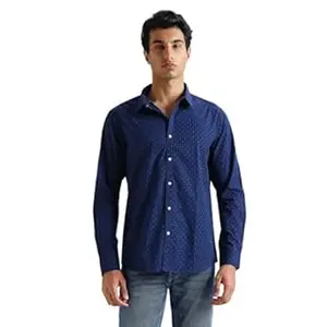 Pepe Jeans Men's Casual Shirt | Trendy Printed Shirt for Men| Regular Fit | Full Sleeve | Available in Plus Size