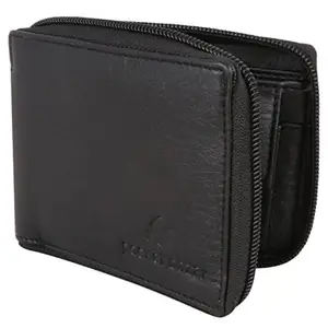 pocket bazar Men's Wallet Multi-Color Color Artificial Leather Wallet Multi Card Slot (3 Card Slot) (Black)