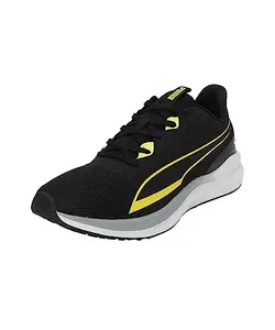 Puma Mens Exotine 2.0 Black-Lemon Meringue-Cool Mid Gray Running Shoe - 9 UK (31042303)