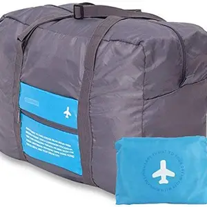Kridix Mart Kridix Waterproof Foldable Travel Luggage Bag for Unisex Luggage Travel, Sport Handbags Happy Flight Bag for Men & Women, Folding Travel Luggage Bag - Pack of 1 pcs (Multicolor)
