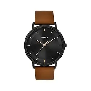 TIMEX Classics Analog Watch for Men with Round Dial & Water Resistant Man's Wrist Watches