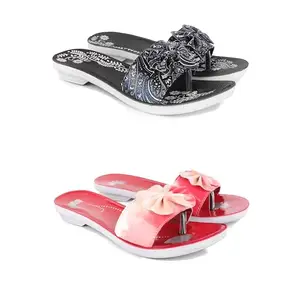 Women's Sandals | Lightweight Wear| Stylish & Easy to Wear For Women'S PCV-SAN-(2-COMBO)-1967-1964-6