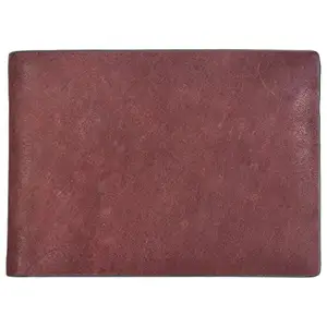 Leatherman Fashion LMN Genuine Leather Men Burgandy Grey Wallet 50050 (6 cc Card Slots)