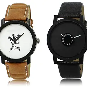 The Shopoholic Analog Black Silver Dial Watch(WAT-LR-20-240-CMB)