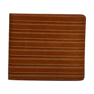 Leatherman Fashion LMN Genuine Leather Tan, Black Boys Wallet (8 Card Slots)