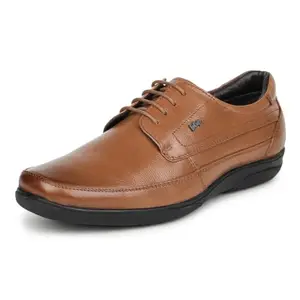 Lee Cooper Men's LC5008E Leather Formal Lace Up Shoes_Tan_11UK