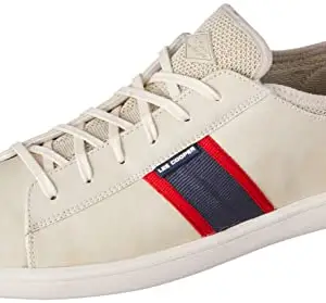 Lee Cooper Men's LC4375A Leather Casual Shoes for Men_White_10UK