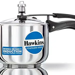 Hawkins Stainless Steel Induction Compatible Inner Lid Pressure Cooker, 4 Litre, (HSS40)