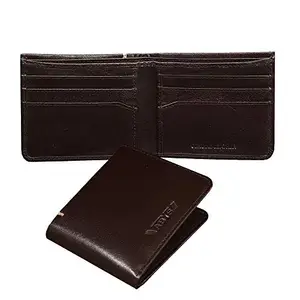 ABYS Genuine Coffee Brown Leather Wallet || Money Purse||Card Holder for Men and Women