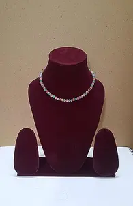Multicolour Glass Beads Mala, Glass Beads Necklace