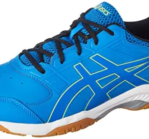 ASICS Men's Gel-COURTMOV Electric Blue/Sour Yuzu Badminton Shoe-9 UK (1071A083.402)