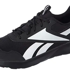 Reebok Men Synthetic Textile Sprinter Running Shoes Black-White UK-10