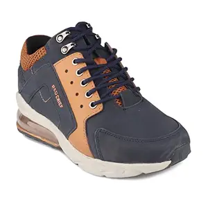 Red Chief Blue Leather Casual Shoes for Men