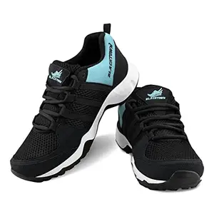 BLACKTOWN Men's Black Tiger Sports Running Shoes - 10